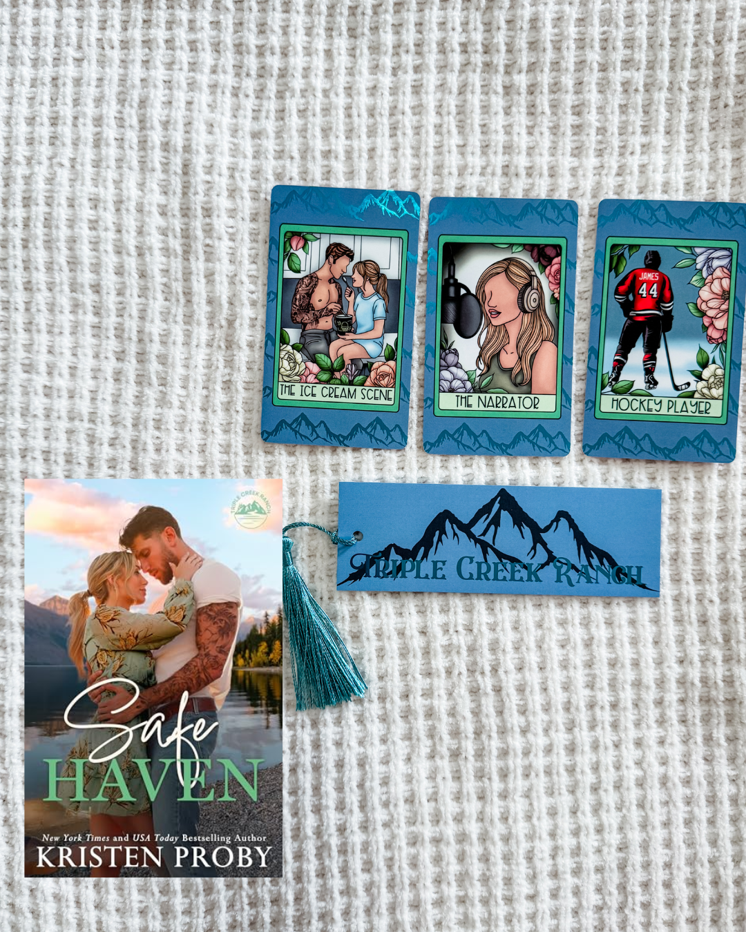 Safe Haven by Kristen Proby FOILED Tarot & Bookmark Set (LIMITED EDITION / ONE RUN ONLY)