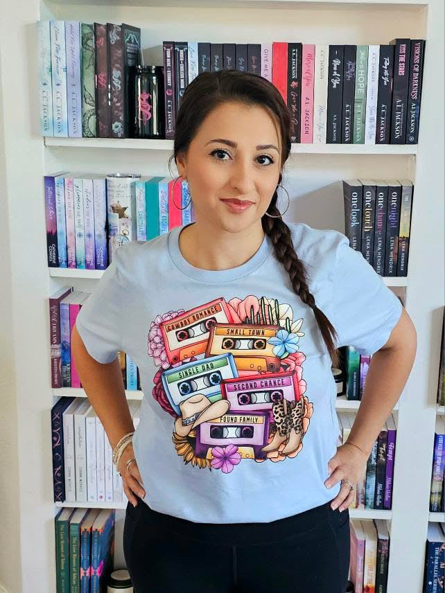 Romance Tropes Mixtapes t-shirt