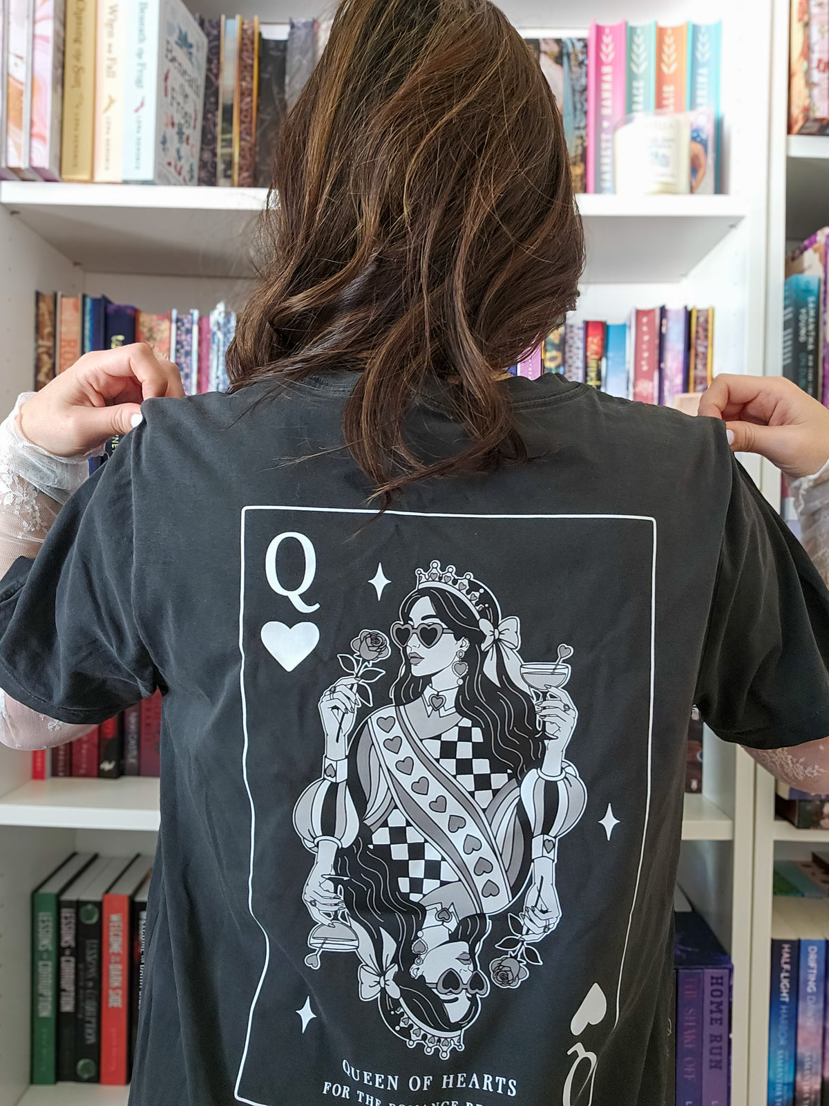 Queen of Hearts Heavyweight Garment Dye Tee