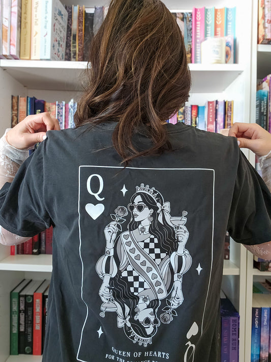 Queen of Hearts Heavyweight Garment Dye Tee