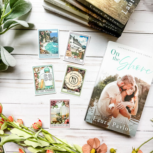 Cottonwood Cove Series by Laura Pavlov Book Locations Sticker Set