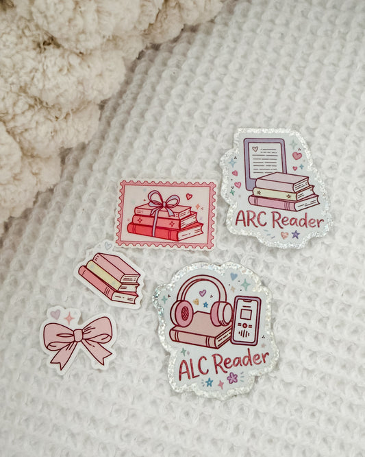 The Book Girl Sticker Set