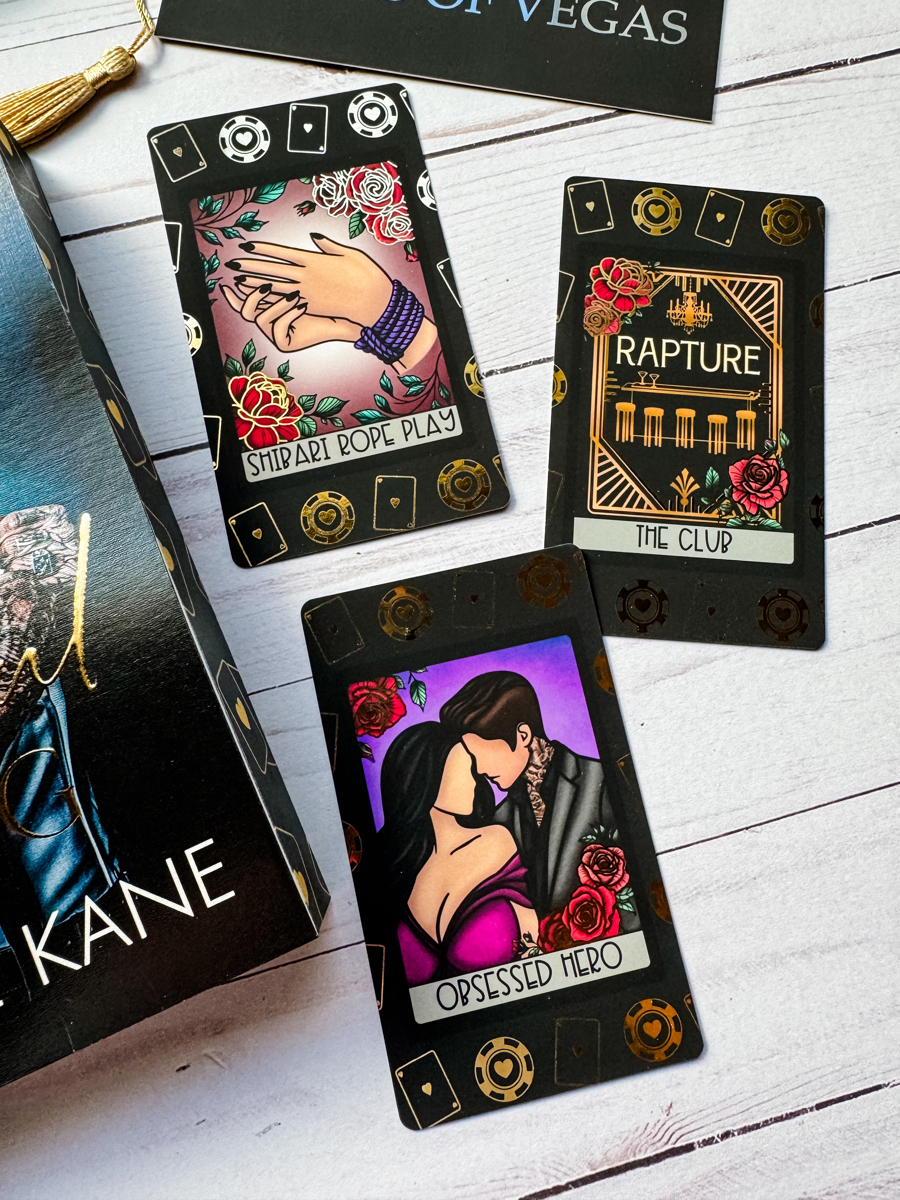 Sinful King by Natalie Kane FOILED Tarot Set & Bookmark (LIMITED