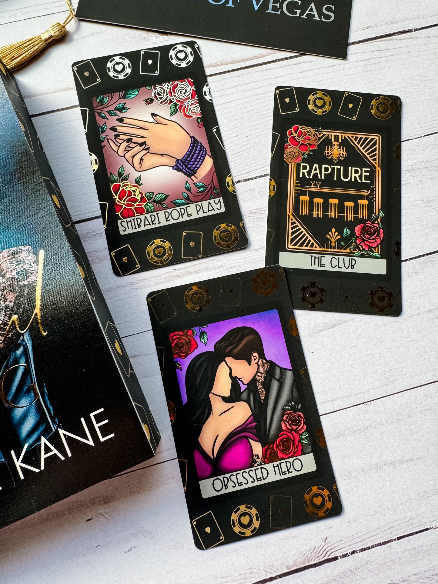Sinful King by Natalie Kane FOILED Tarot Set & Bookmark (LIMITED EDITION / ONE RUN ONLY)