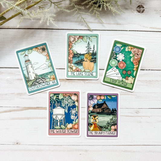 Lena Hendrix The Sullivan Family Tarot Card Sticker Set