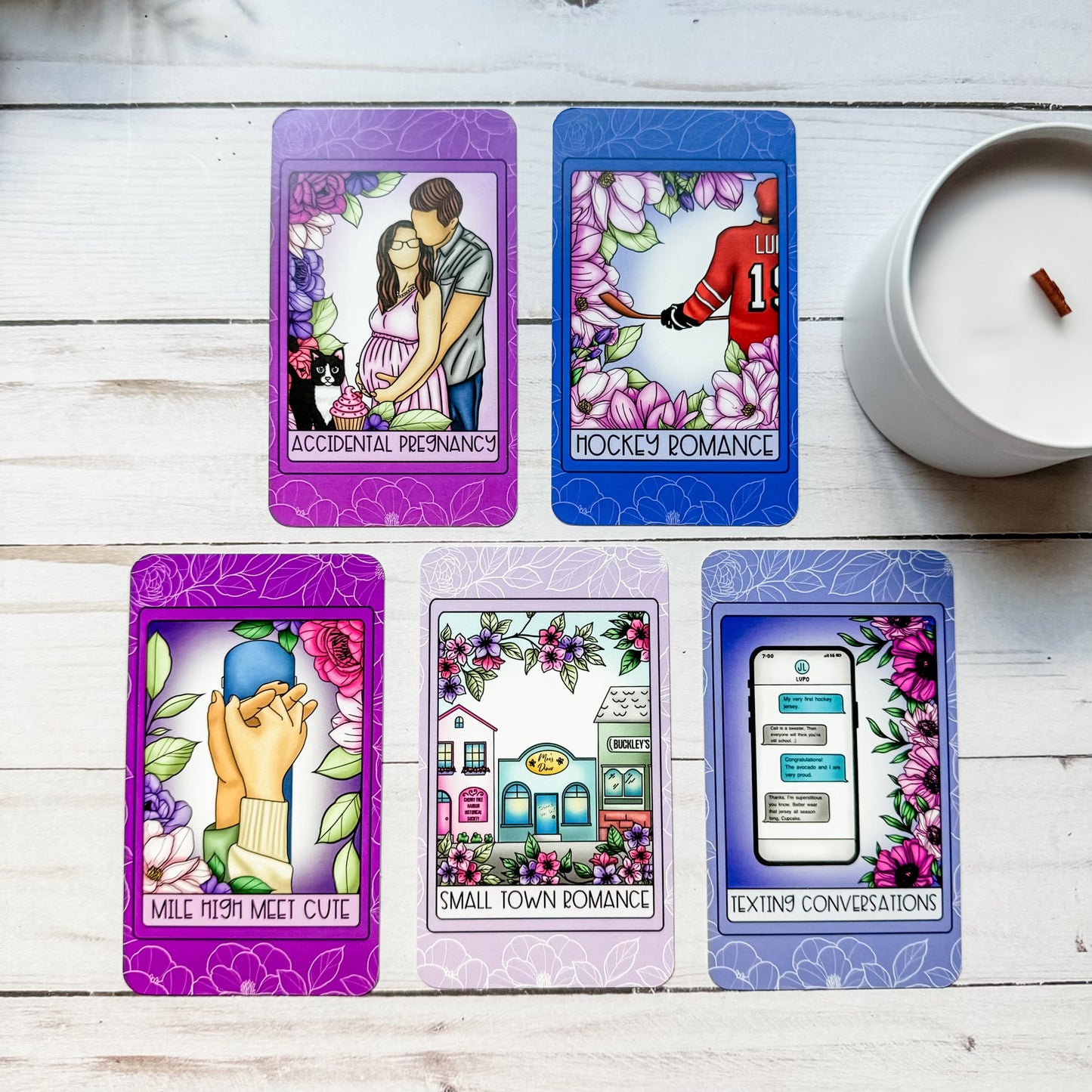Slap Shot Sunrise by Melanie Harlow Tarot Card Set