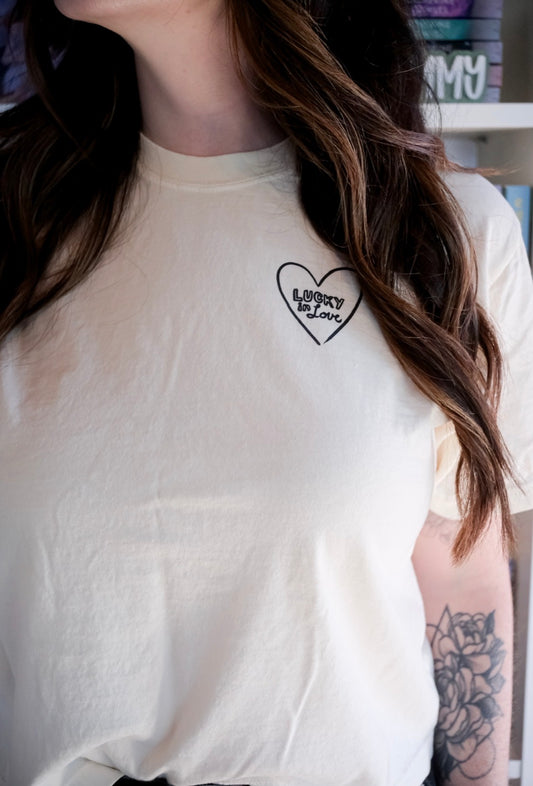 Lucky In Love heavyweight boxy tee