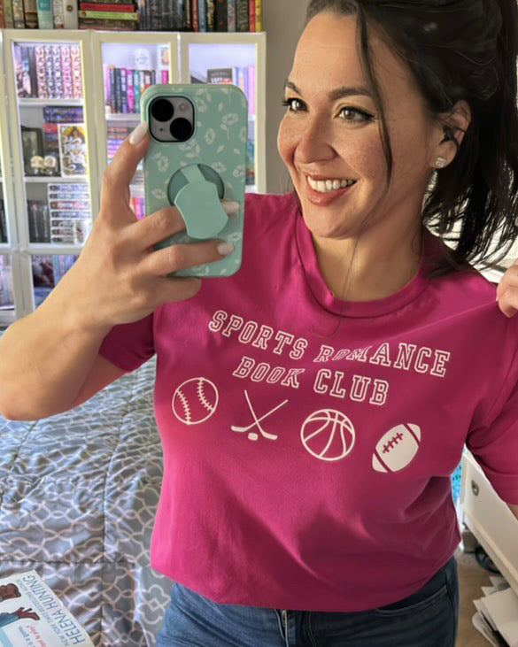 Sports Romance Book Club t-shirt