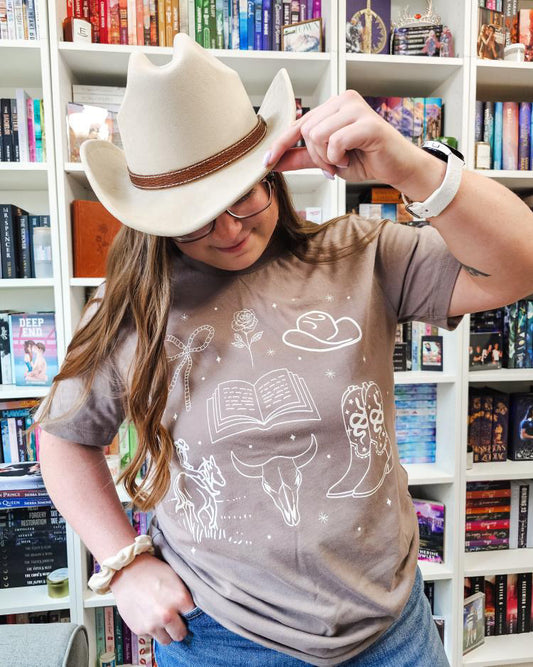 Cowgirl Romance Icons t-shirt