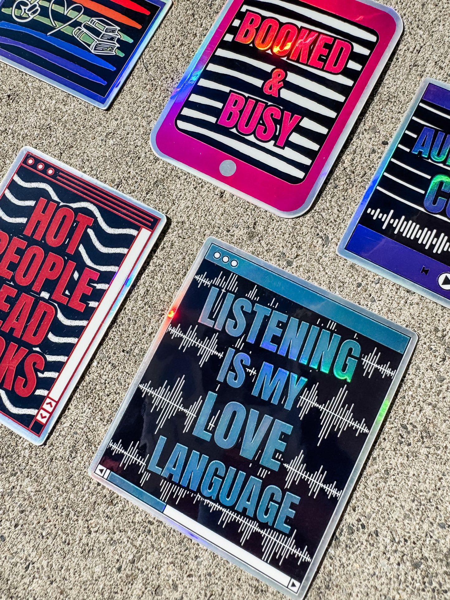 Audiobook 4.0 Sticker Pack
