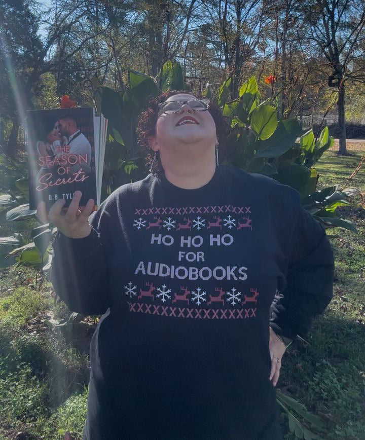 Ho ho ho for Audiobooks Long Sleeve Shirt