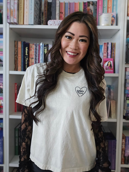 Lucky In Love heavyweight boxy tee