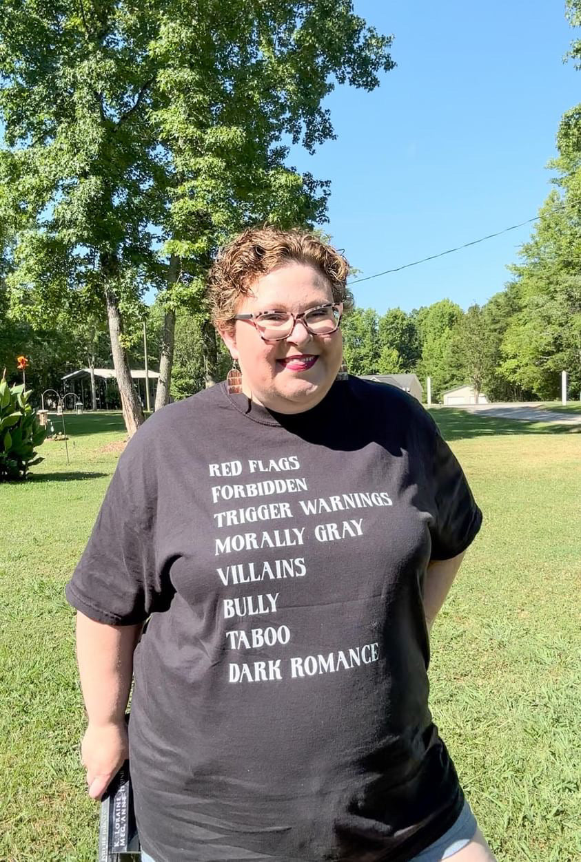 Dark Romance Tropes heavyweight t-shirt