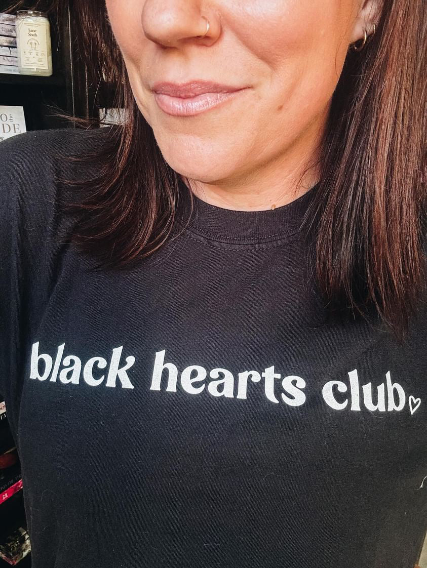 Black Hearts Club heavyweight t-shirt
