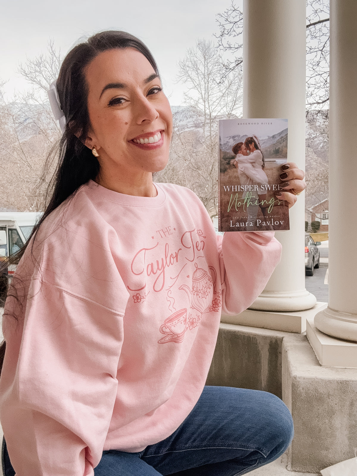 Lyla Tea The Taylor Tea Premium Sweatshirt / Laura Pavlov – Lyla June co