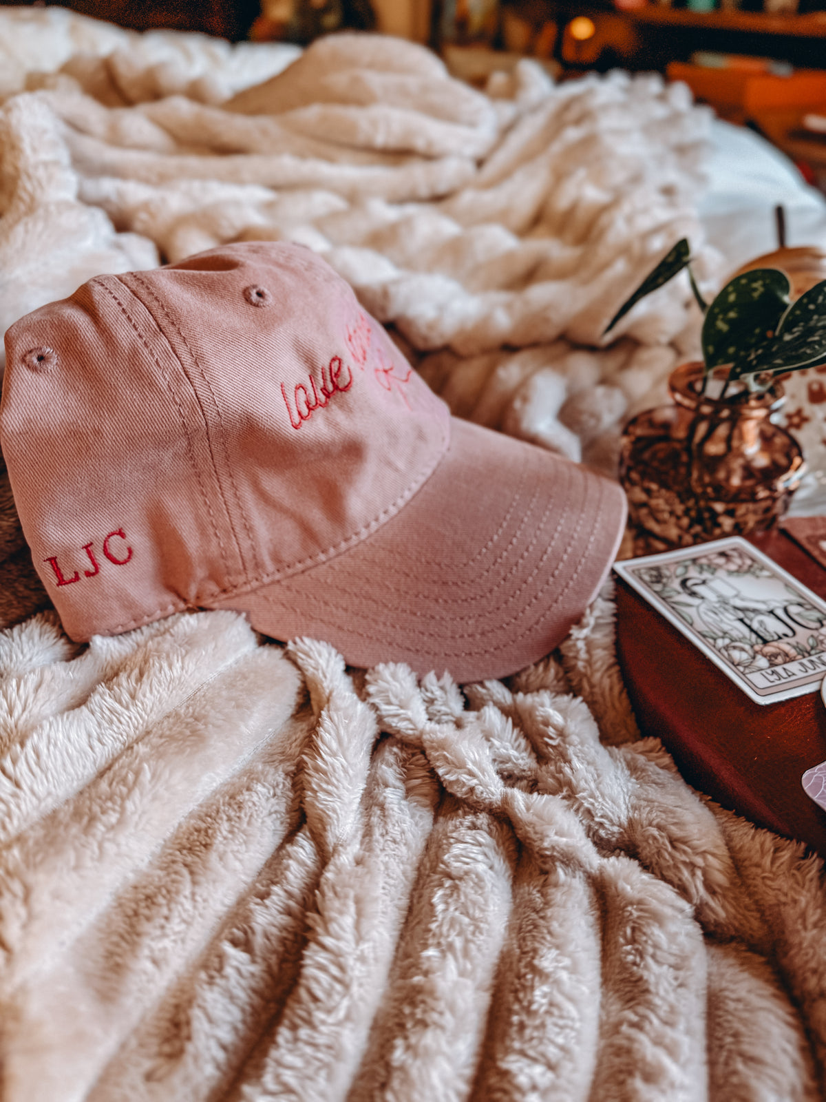 Love Stories Only LJC washed baseball cap