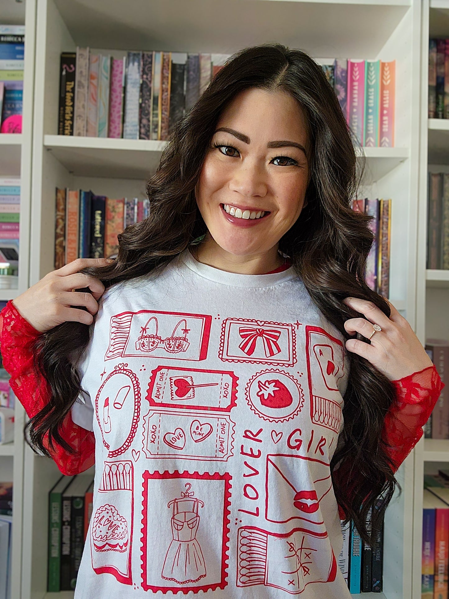 Lover Girl Postage Stamps t-shirt