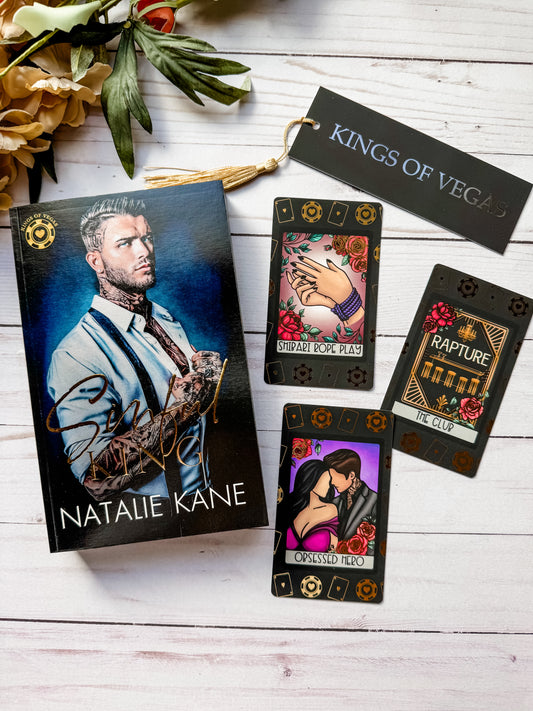 Sinful King by Natalie Kane FOILED Tarot Set & Bookmark (LIMITED EDITION / ONE RUN ONLY)