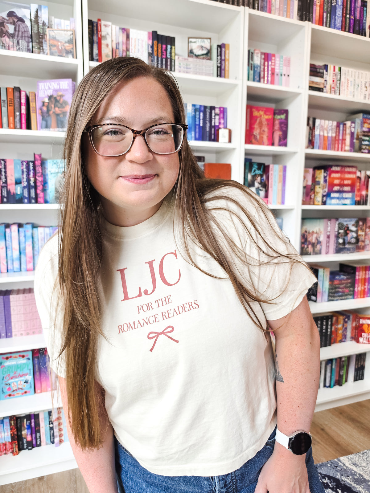 LJC For the Romance Readers heavyweight boxy tee