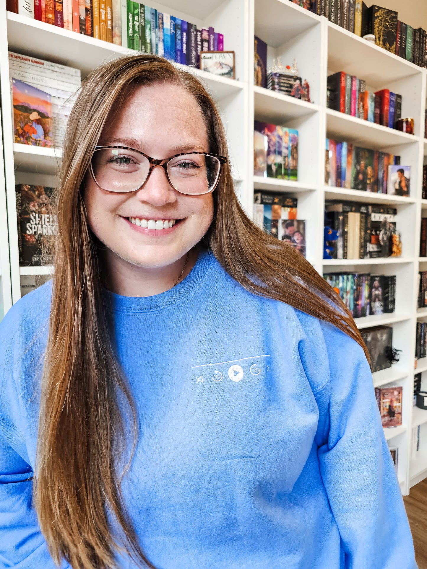 Audiobook Player Embroidered Sweatshirt