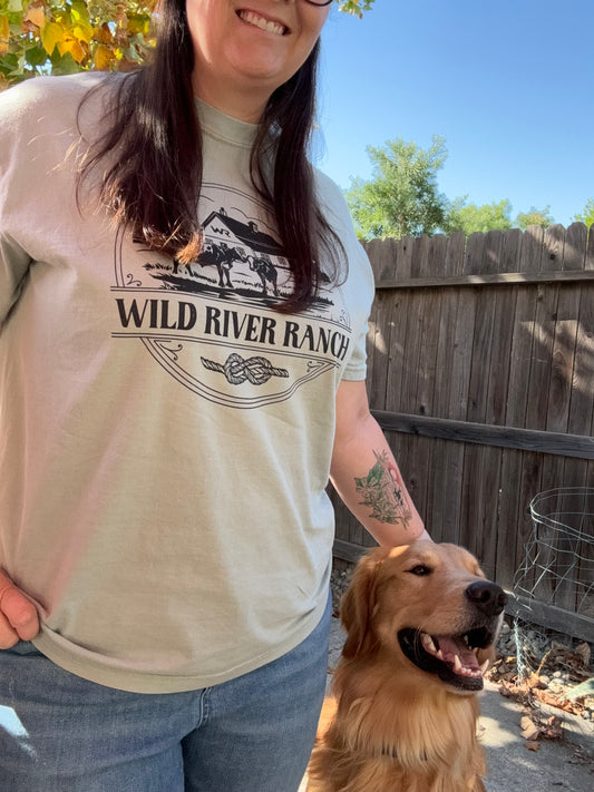 Wild River Ranch Kristen Proby heavyweight t-shirt