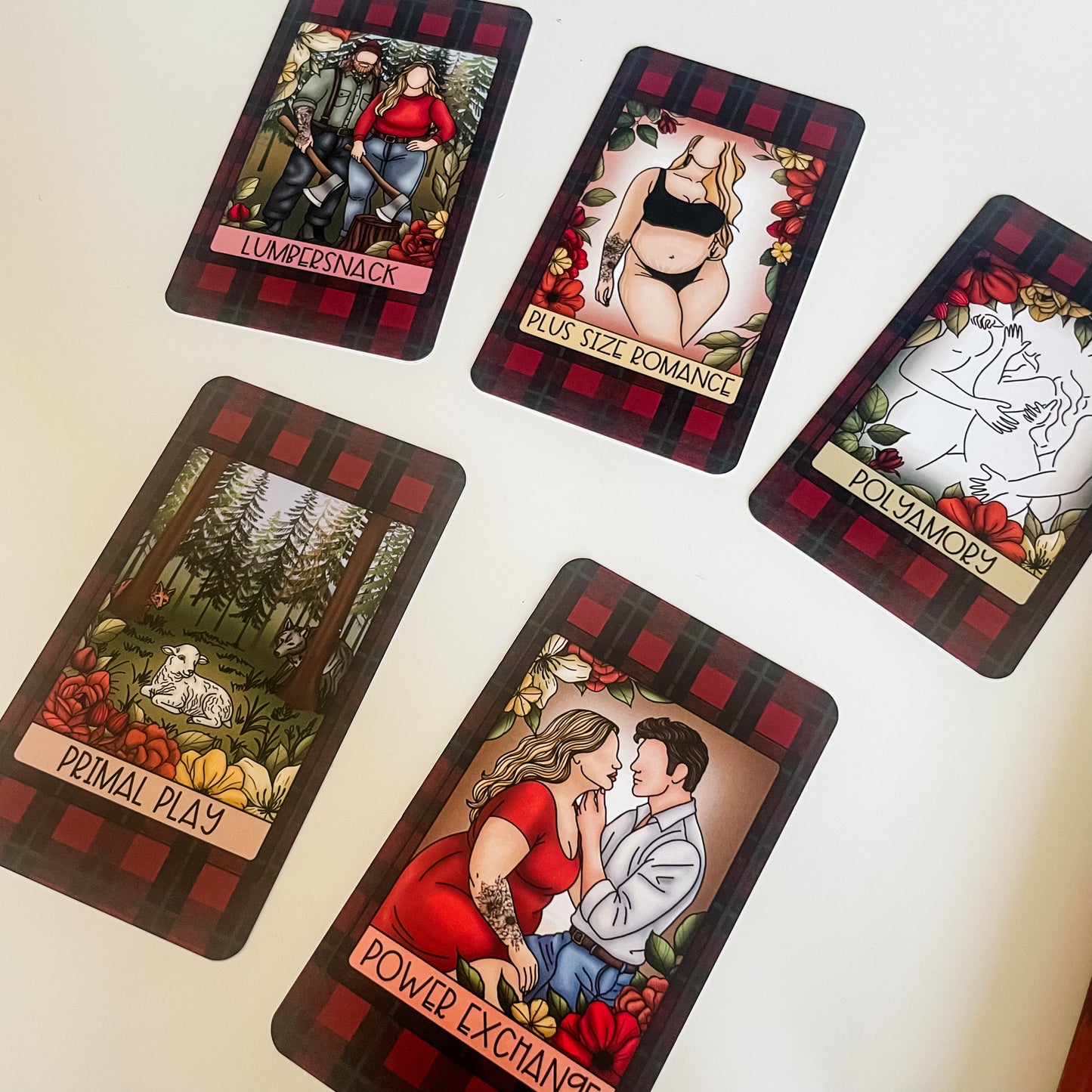 Axes & O’s by Kayla Grosse Tarot Set