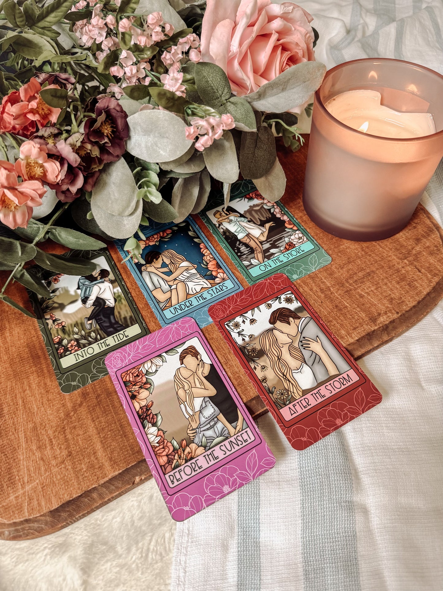 Cottonwood Cove Series by Laura Pavlov Book Titles Tarot Set