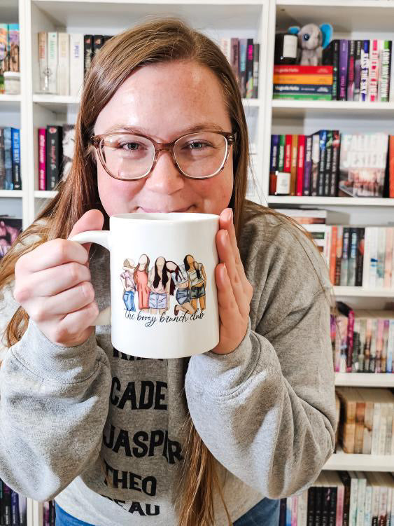 The Boozy Brunch Club / Elsie Silver Chesnut Springs White glossy mug