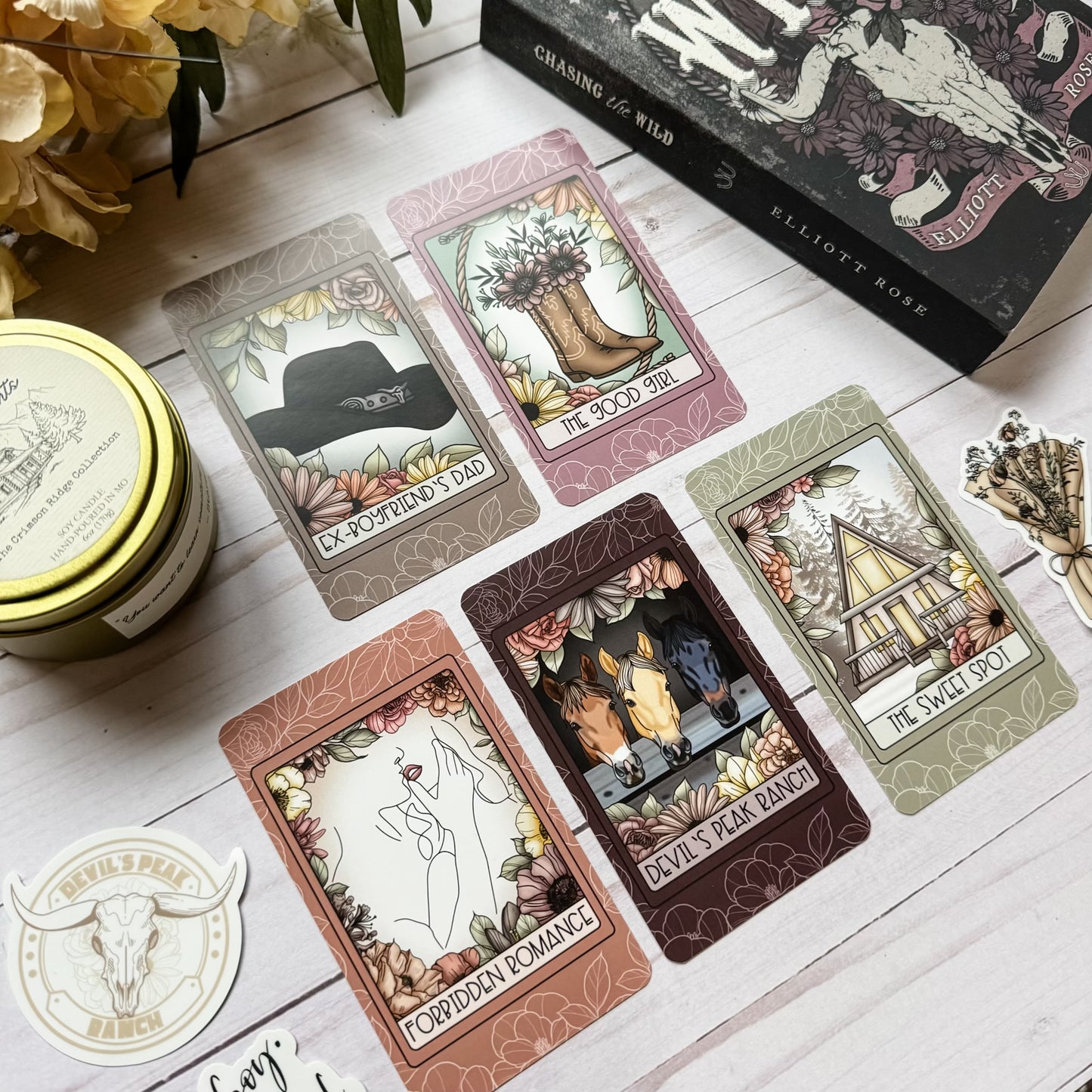 Chasing The Wild by Elliott Rose Tarot Set