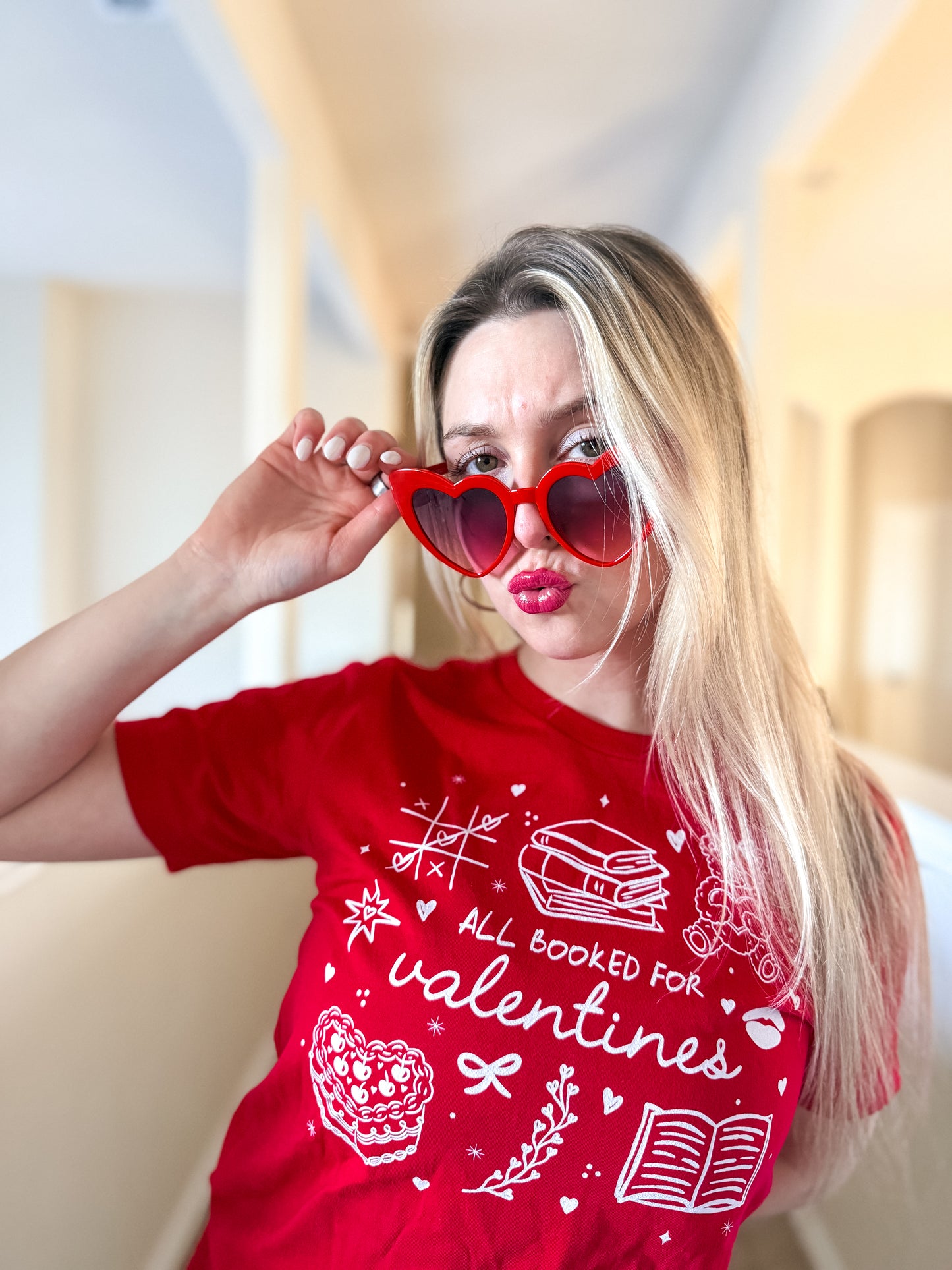 All Booked for Valentines t-shirt