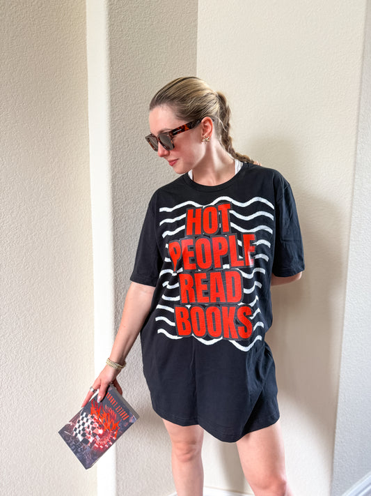 Hot People Read Books t-shirt