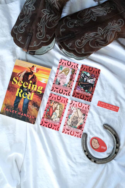 Seeing Red by Bailey Hannah Foiled Tarot Set