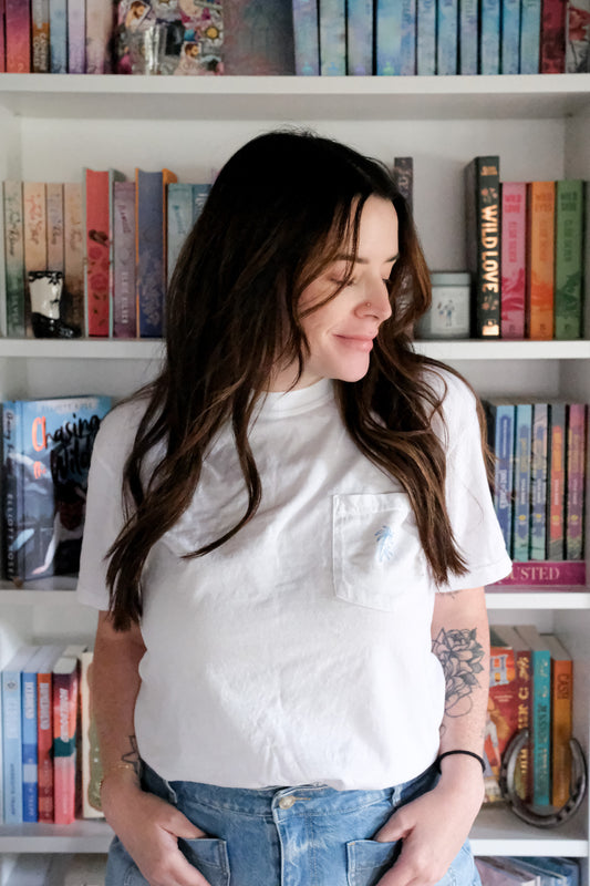 Summer Book Club pocket t-shirt