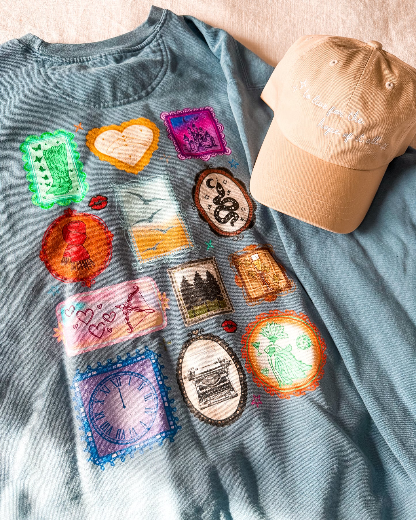 To Live for the Hope of It All garment-dyed sweatshirt