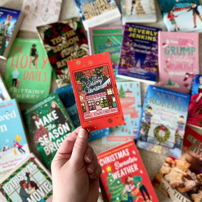 Foiled Small Town Christmas Tarot Card