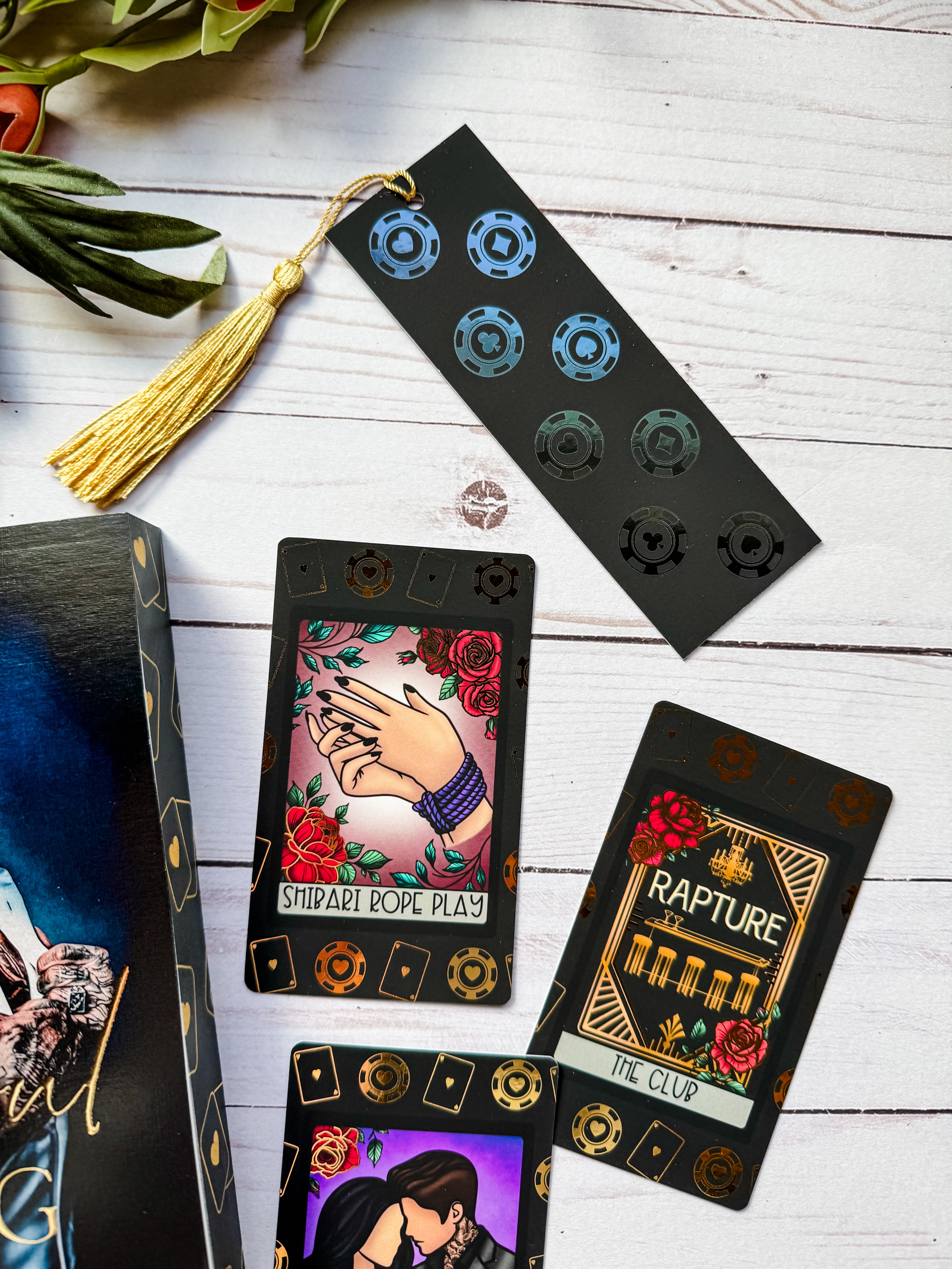 Sinful King by Natalie Kane FOILED Tarot Set & Bookmark (LIMITED