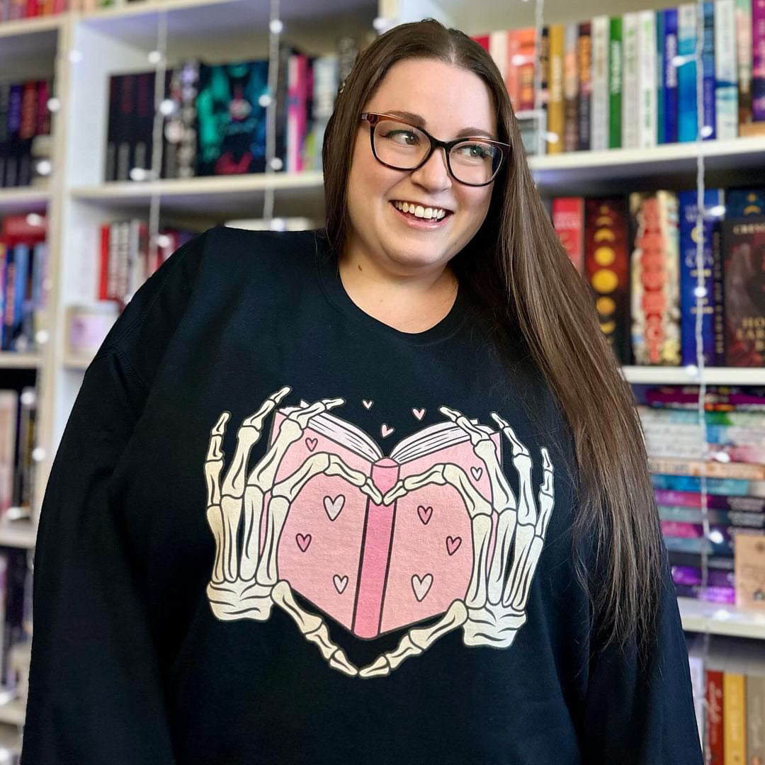 Skeleton Heart Hands Valentines Unisex Sweatshirt