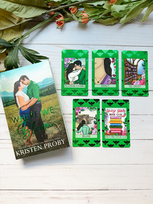 When We Bloom by Kristen Proby FOILED Tarot Set (LIMITED EDITION / ONE RUN ONLY)
