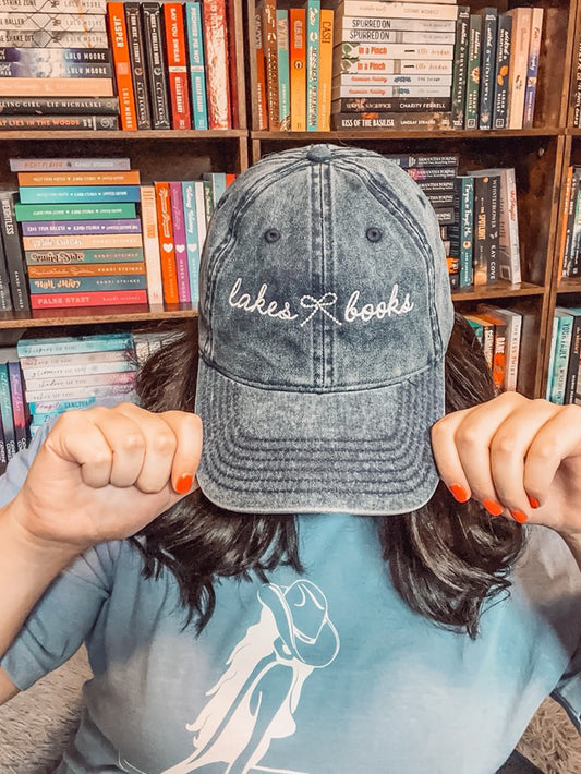 Lakes & Books Navy Vintage Hat