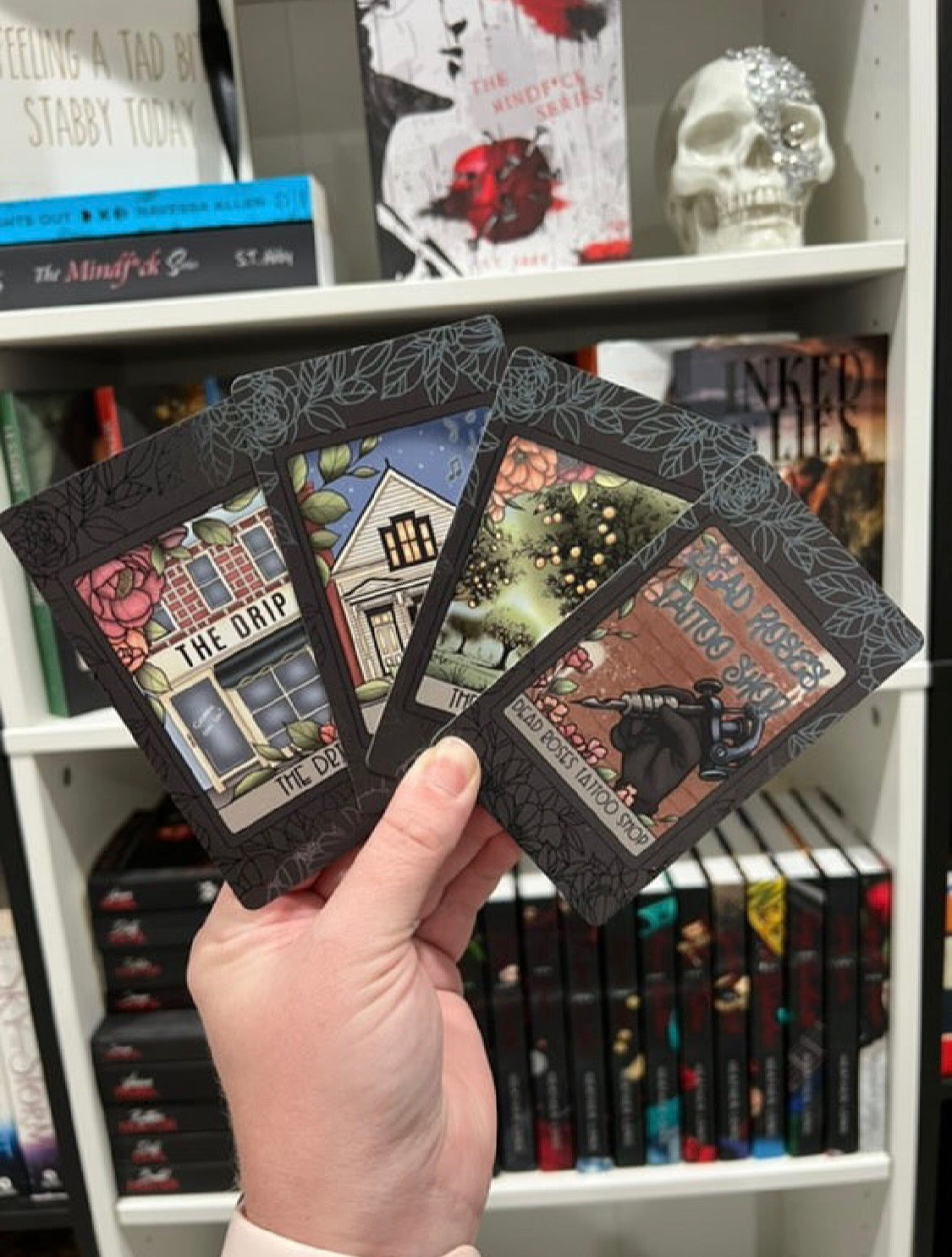 Ashley Muñoz Character Names & Locations Black Chrome Foil Tarot Set (SPECIAL EDITION - ONE RUN ONLY)