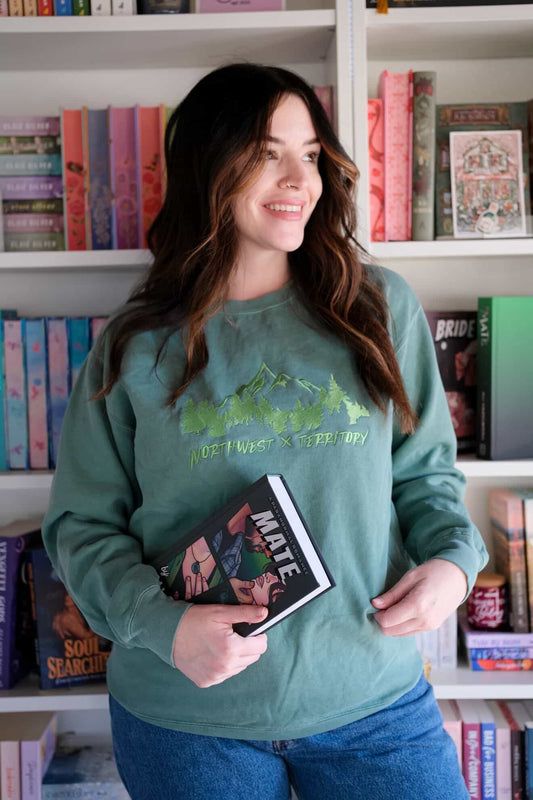 Northwest Territory / Mate by Ali Hazelwood garment-dyed sweatshirt