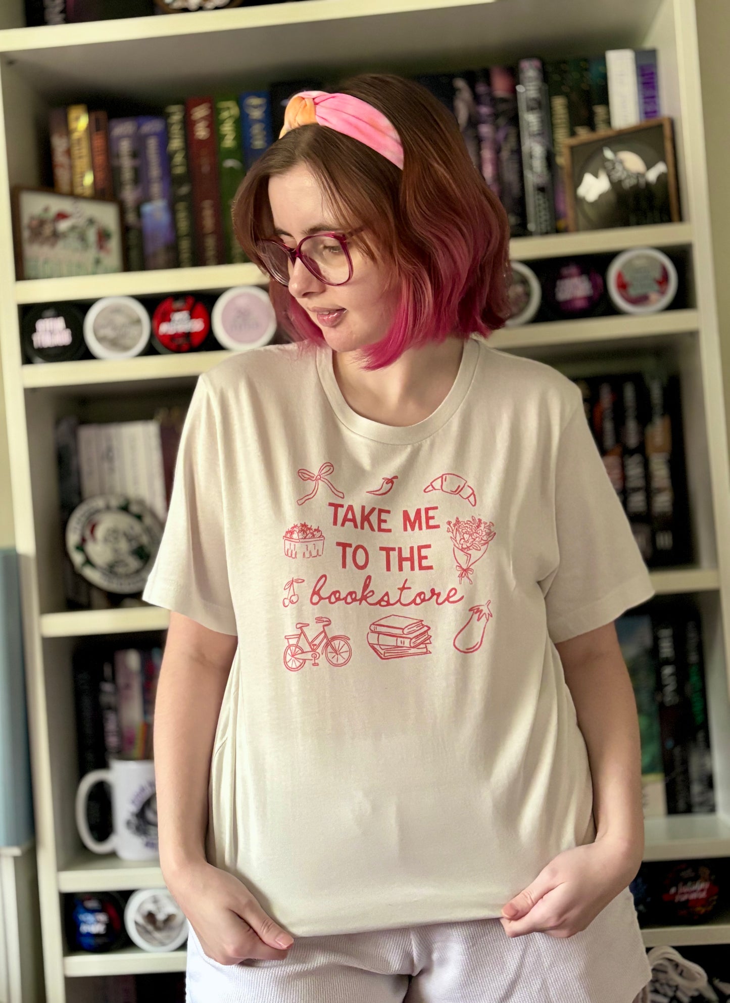 Take Me To The Bookstore t-shirt