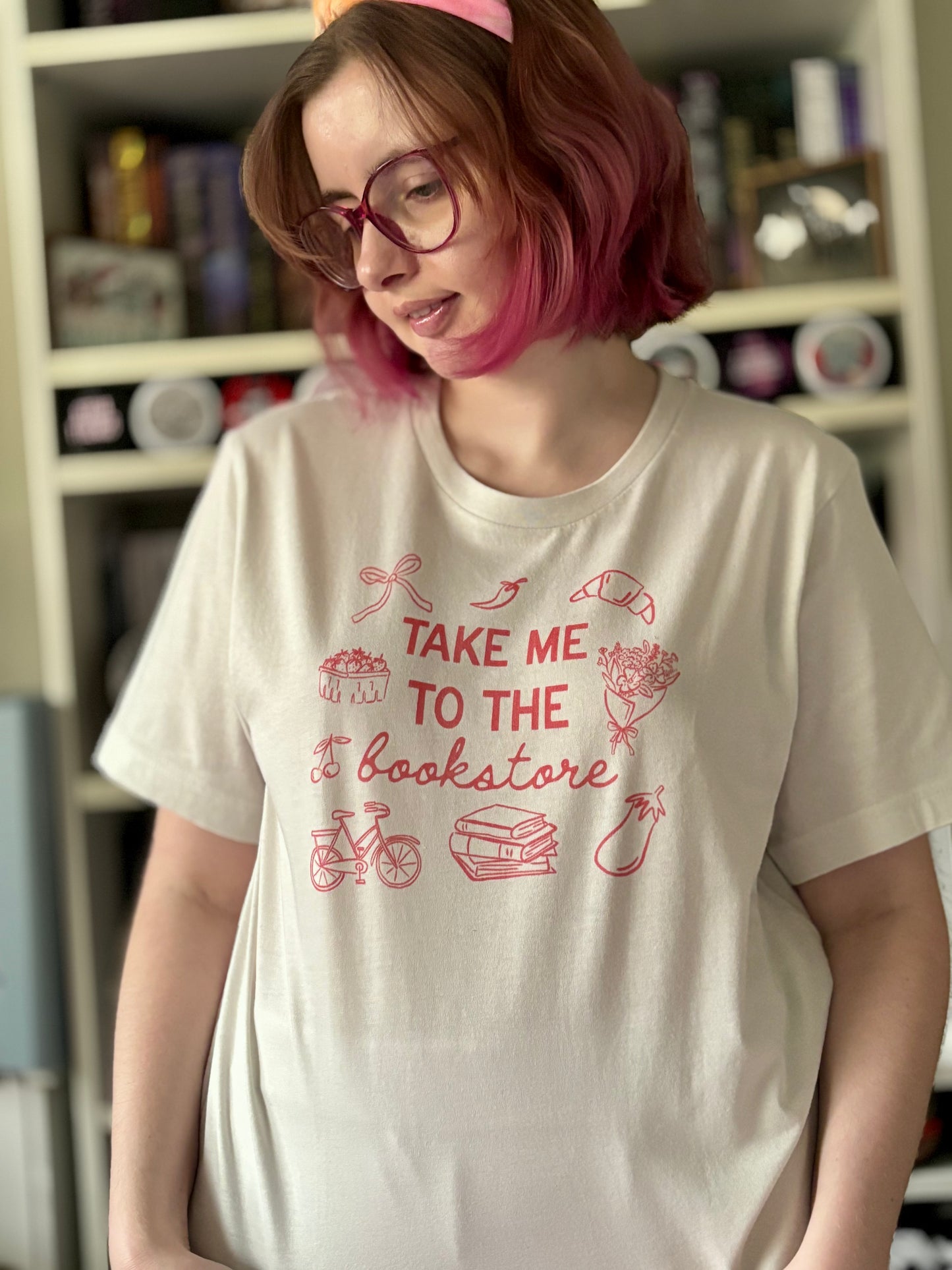 Take Me To The Bookstore t-shirt