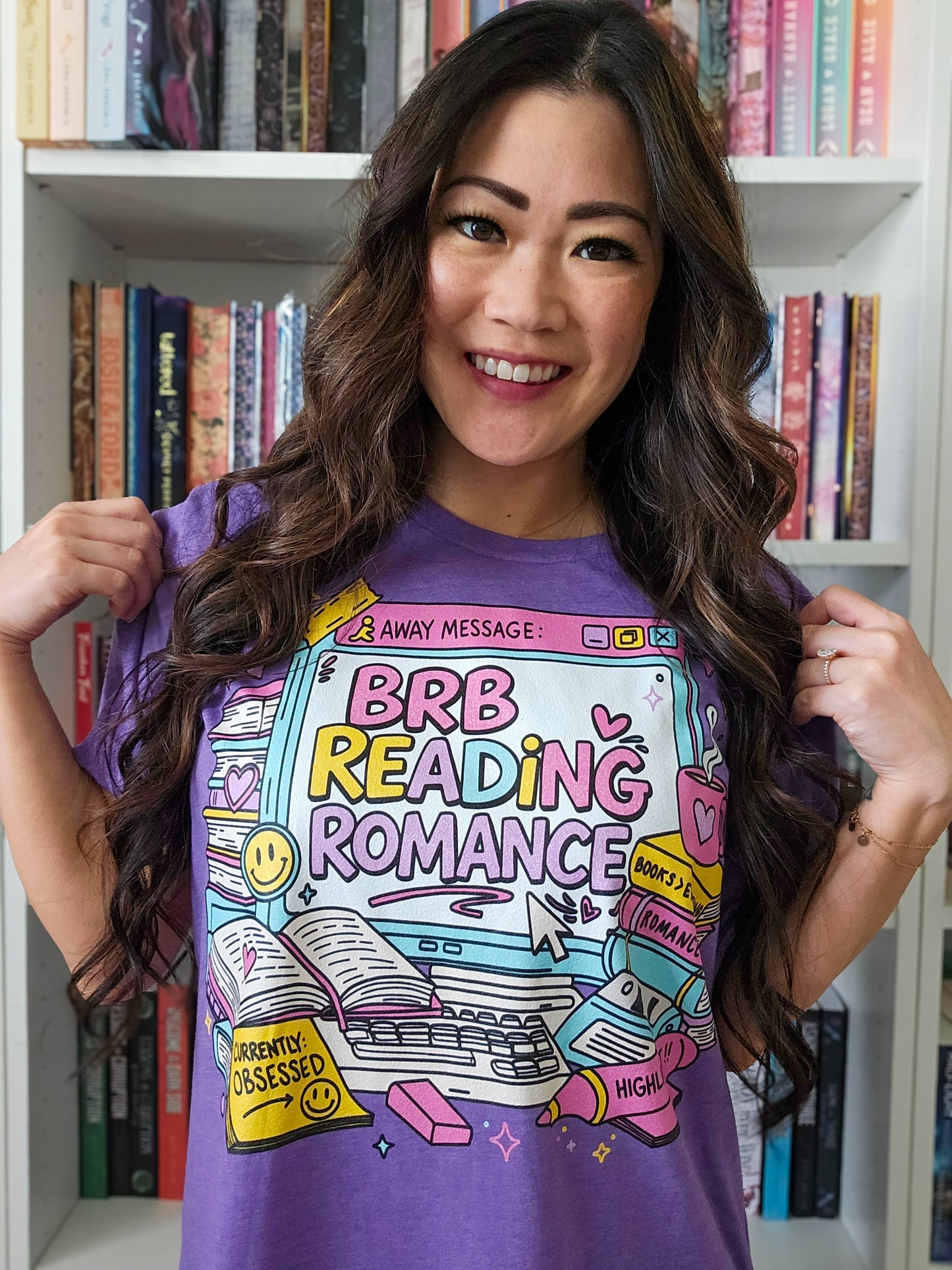 BRB Reading Romance 90s t-shirt