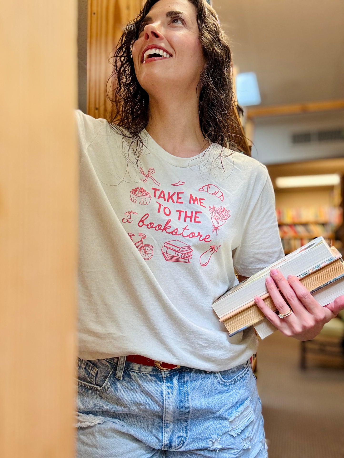 Take Me To The Bookstore t-shirt