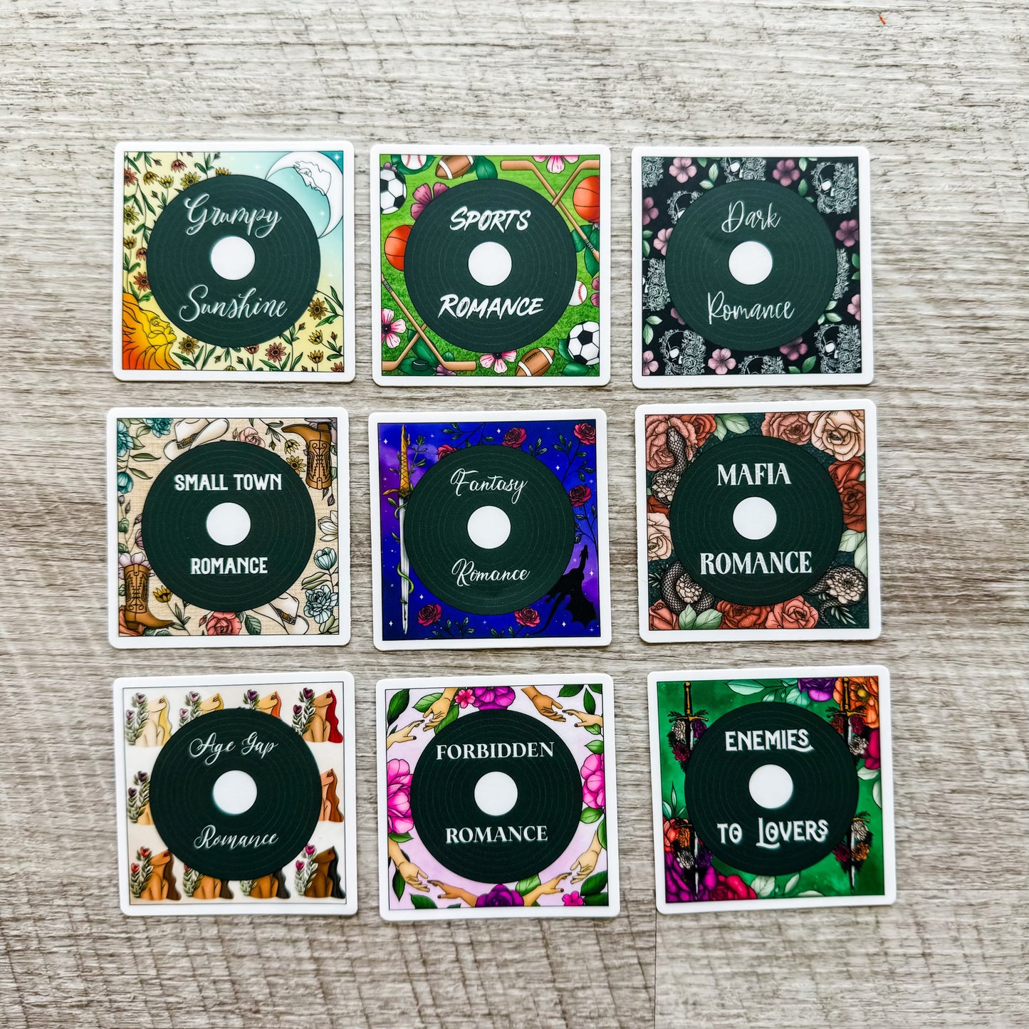 Audiobook 2.0 Record Stickers