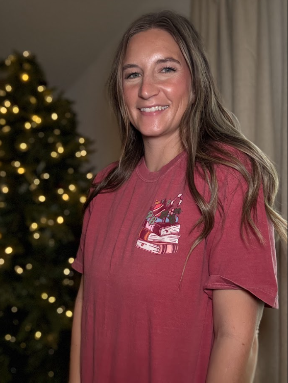 Bookish Christmas heavyweight t-shirt