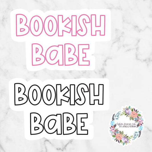 Bookish Babe sticker