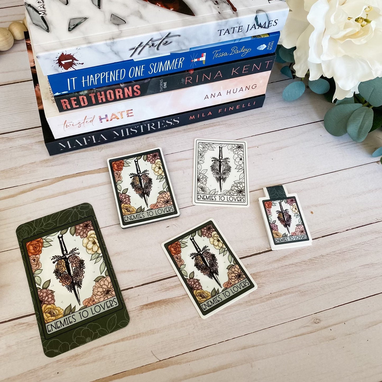Enemies to Lovers Tarot Card magnet