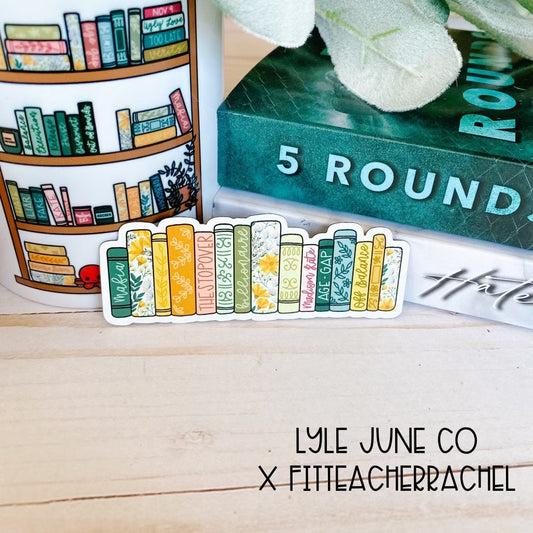 FitTeacherRachel x LylaJuneCo Horizontal Bookshelf Magnet